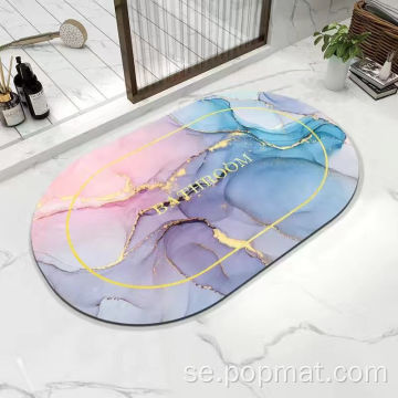 Mjuka mattor non glid vatten absorberande badmatta
